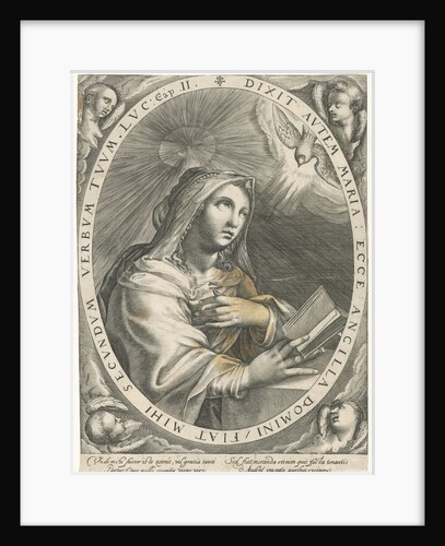 Annunciation (Virgin Mary) by Crispijn van de Passe I