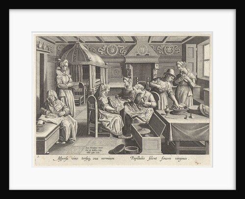 Incubation of the silkworm eggs by Philips Galle