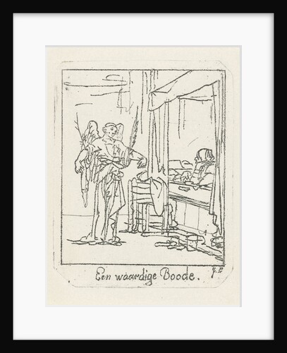 Angel in a bedroom by Anthonie Willem Hendrik Nolthenius de Man