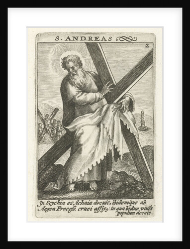 Apostle Andrew by Crispijn van de Passe I