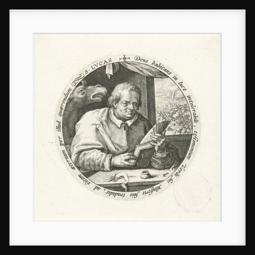 The evangelist Luke by Crispijn van de Passe I