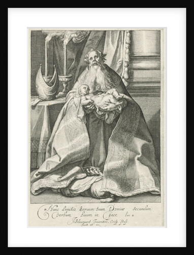 Simeon blesses the Christ Child by Crispijn van de Passe I