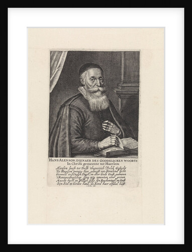 Portrait of Hans Alenson by Crispijn van de Passe II