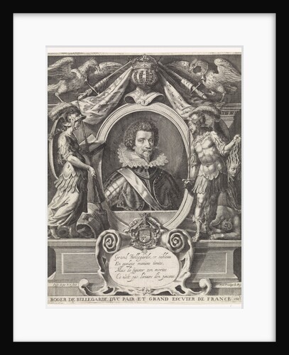 Portrait of Roger de Saint-Lary de Bellegarde by Crispijn van de Passe II
