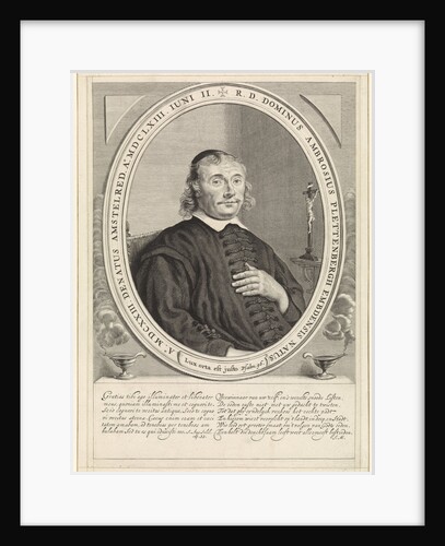 Portrait of Ambrosius Plettenbergh by Monogrammist JM