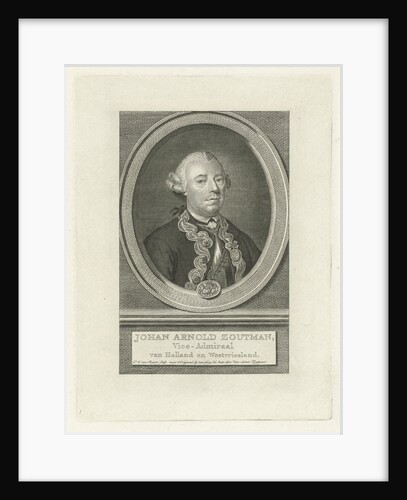 Portrait of Johan Arnold Zoutman by Pieter Willem van Megen