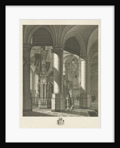 Pomp grave Count William I of Orange in the Nieuwe Kerk in Delft The Netherlands by Noach van der Meer II