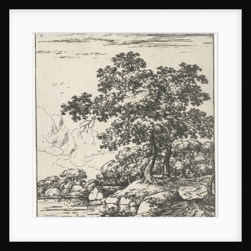 Trees on the river by Herman Naiwincx