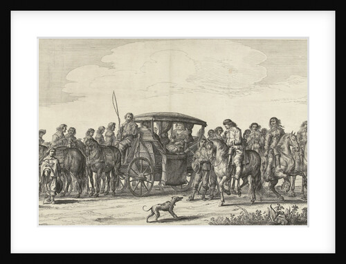 Entry of Maria de Medici in Amsterdam (plate 6) by Jan Martszen de Jonge