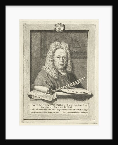 Portrait of Wigerus Vitringa by Cornelis van Noorde