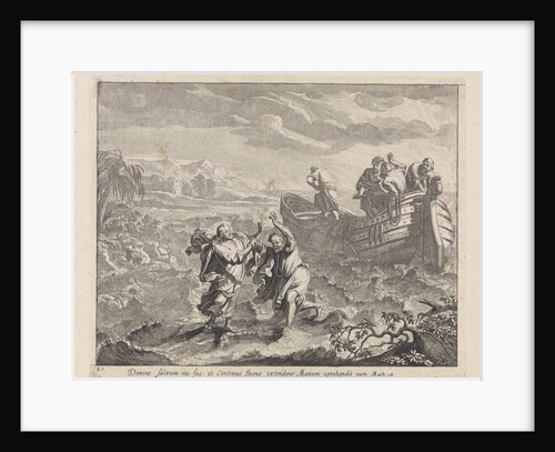 Christ walking on the water by Richard van Orley