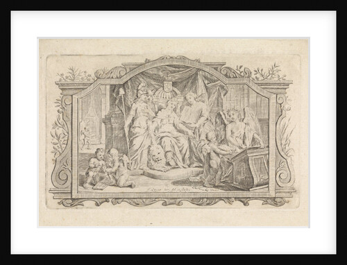 Dutch Virgin with Liberty and Mercury by Frederik Ottens