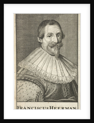 Portrait of the writer Franciscus Heerman by Jonas Suyderhoef