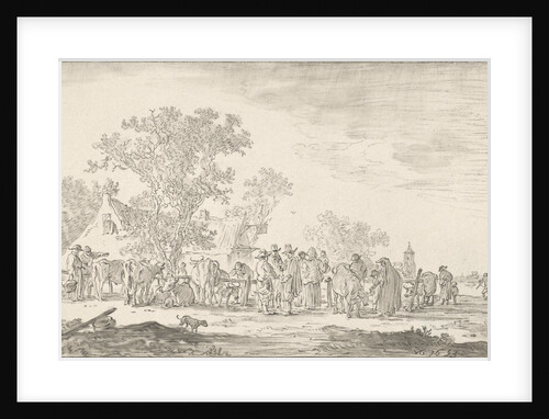 Cattle Market by Jan van Goyen