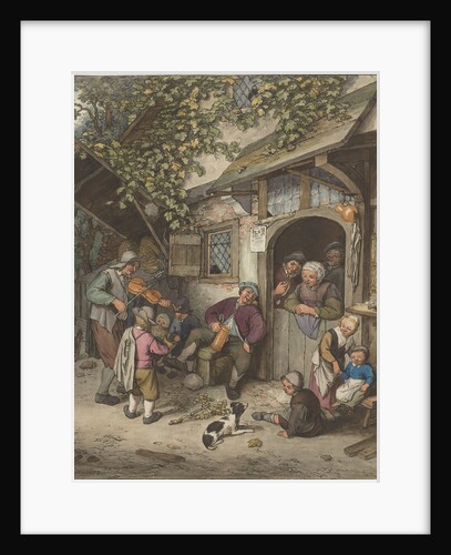 Violin Player for an inn by Cornelis Ploos van Amstel