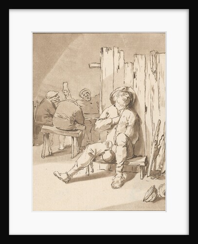 Drunk peasant inn by Bernhard Schreuder