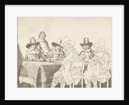 Regents of the Orphanage in Haarlem The Netherlands by Cornelis Brouwer