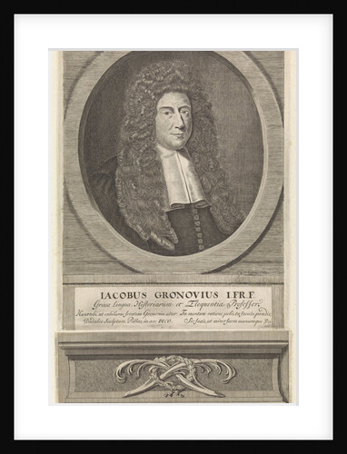 Portrait of Jacob Gronovius by Boudewijn van der Aa