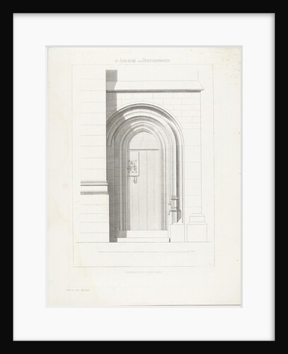 Door with hinges by Petrus Johannes Arendzen