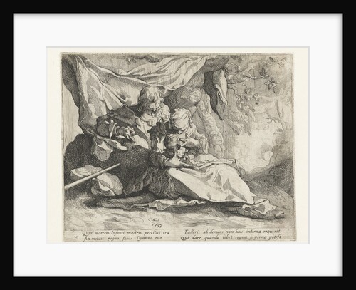 Rest on the Flight into Egypt by Gerrit Pietersz. Sweelink