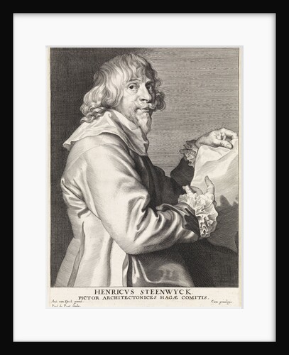 Portrait of the painter Hendrik van Steenwijck (II) by Gillis Hendricx