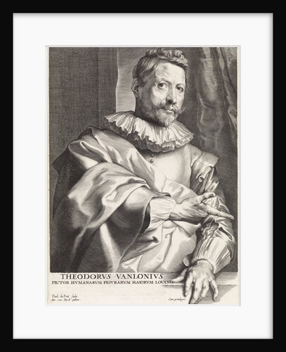 Portrait of the painter Theodoor van Loon by Gillis Hendricx