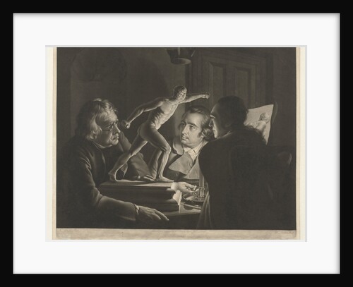 Art Philosophy viewing the Borghese Gladiator by Joseph Wright of Derby