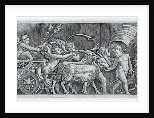 Fries with the triumph of Love by Rafaël