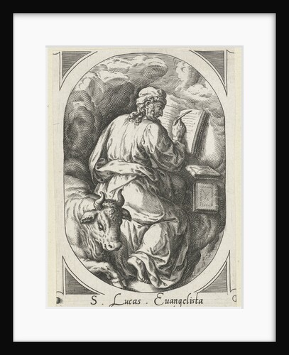 Holy Luke with bull by Anonymous