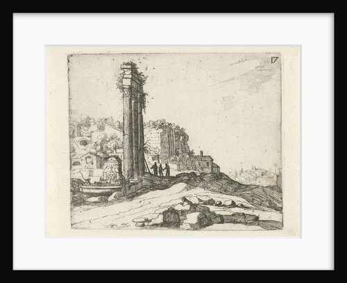 Temple of Castor and Pollux by Willem van Nieulandt II
