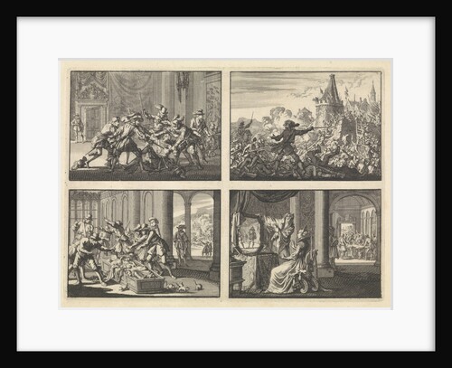 Duke of Guise murdered in the castle at Blois by Anonymous