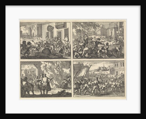 Riots in London: the home of William Laud is plundered and the Tower is stormed by the people to liberate prisoners by Anonymous