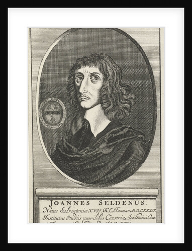 Portrait of the English jurist John Seldenus by Hendrick en Dirk Boom