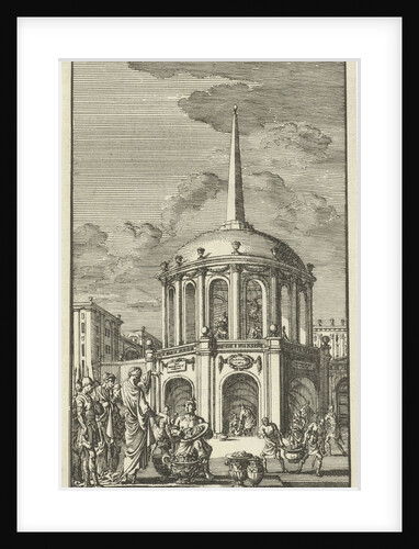 Hyrcanus plunder the tomb of David by Jan Luyken