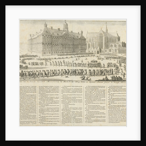 Funeral of Michiel de Ruyter by Jan Claesz ten Hoorn