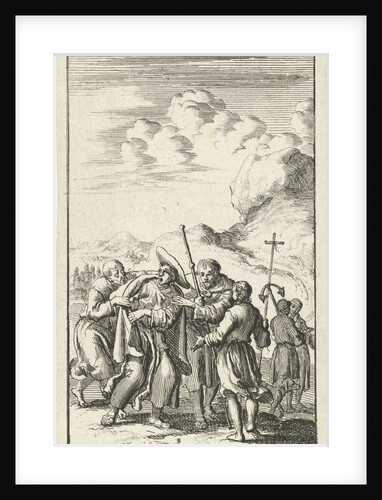 Pilgrim his robe robbed by Jan Rieuwertsz.
