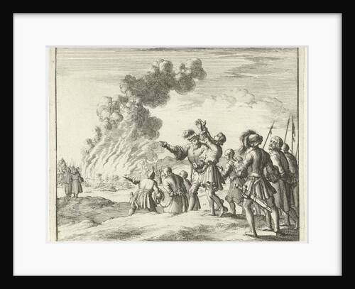 Heretics from Orléans led to the stake France by Jan Luyken