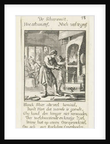 Silversmith by Jan Luyken