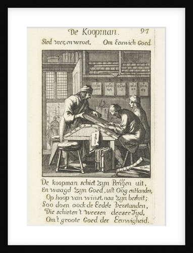 Merchant, Caspar Luyken by Jan Luyken