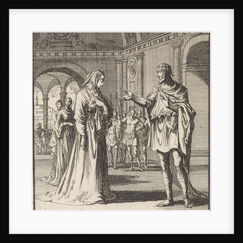 Dressed in a demure garment by Jan Luyken