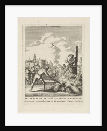 Bellinde the Corzora at the stake by Jan Luyken