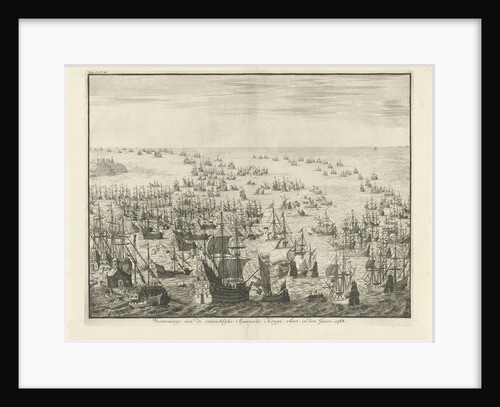 Sinking of the Spanish Armada by Zacharias Chatelain I