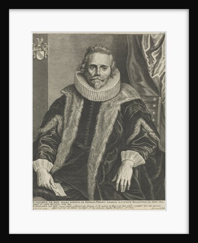 Portrait of Jacques Le Roy by Adriaen Lommelin