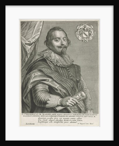 Portrait of Frederick de Mars Laer by Adriaen Lommelin
