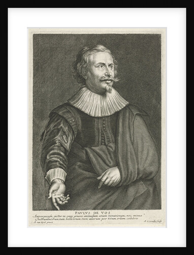 Portrait of Paul de Vos by Adriaen Lommelin