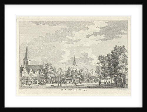 Market in Goch by Paulus van Liender