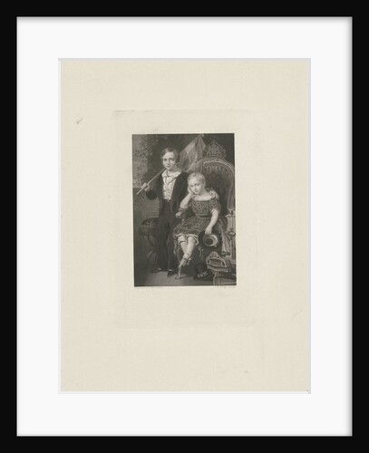 Double portrait of William of Orange by Anonymous