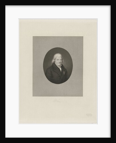 Portrait of Johannes Leonardus Wolterbeek by Johannes Philippus Lange