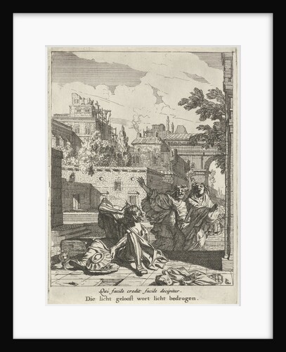 Two figures laugh by Gerard de Lairesse
