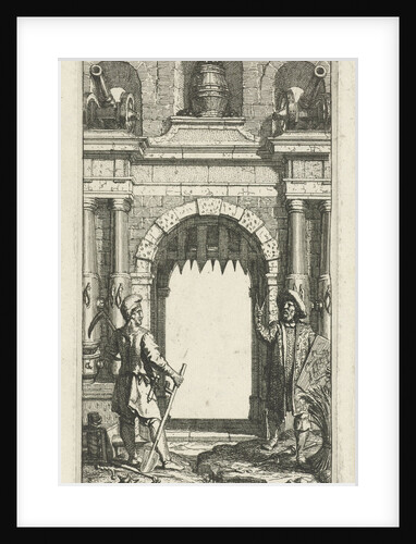 Two figures for a gate by Gerard de Lairesse